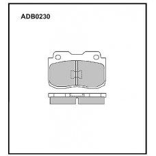ADB0230 Allied Nippon Тормозные колодки