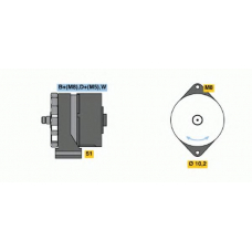 0 120 488 205 BOSCH Генератор