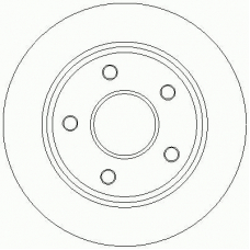 D2609 ROULUNDS Тормозной диск