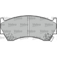 598071 VALEO Комплект тормозных колодок, дисковый тормоз