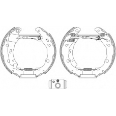 8DB 355 004-901 HELLA PAGID Комплект тормозных колодок