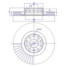 142.1573 CAR Тормозной диск