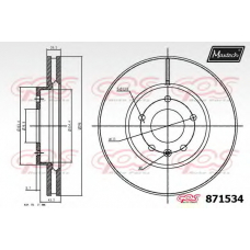 871534.6980 MAXTECH Тормозной диск