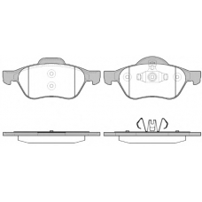 P8623.40 WOKING Комплект тормозных колодок, дисковый тормоз
