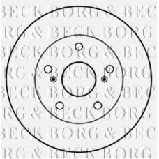 BBD5256 BORG & BECK Тормозной диск