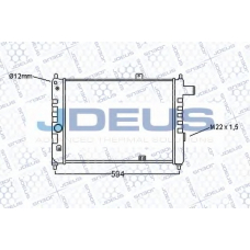 020M03 JDEUS Радиатор, охлаждение двигателя