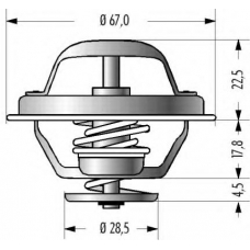 QTH340 QUINTON HAZELL Термостат, охлаждающая жидкость