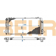 2110263 BEHR Radiator