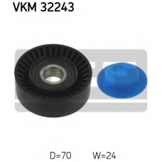 VKM 32243 SKF Паразитный / ведущий ролик, поликлиновой ремень