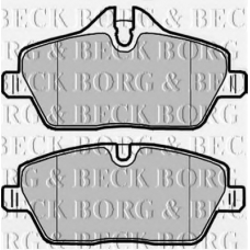 BBP1926 BORG & BECK Комплект тормозных колодок, дисковый тормоз