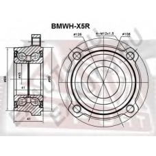 BMWH-X5R ASVA Ступица колеса