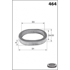 EL3765 MECAFILTER Воздушный фильтр