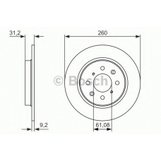 0 986 479 051 BOSCH Тормозной диск