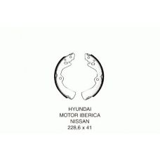 6.148 PEX Комплект тормозных колодок