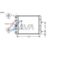 SA2005 GERI Радиатор, охлаждение двигател