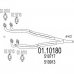 01.10180 MTS Труба выхлопного газа