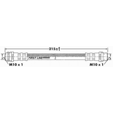 FBH6723 FIRST LINE Тормозной шланг