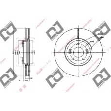 BD1365 DJ PARTS Тормозной диск