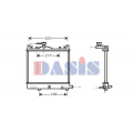 320033N AKS DASIS Радиатор, охлаждение двигателя