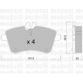 22-0647-0 METELLI Комплект тормозных колодок, дисковый тормоз