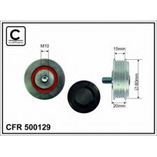 500129 CAFFARO Натяжной ролик, поликлиновой  ремень