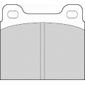 FD50A NECTO Комплект тормозных колодок, дисковый тормоз