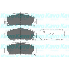 KBP-2002 KAVO PARTS Комплект тормозных колодок, дисковый тормоз