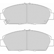 FD6590N NECTO Комплект тормозных колодок, дисковый тормоз