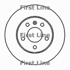 FBD1067 FIRST LINE Тормозной диск