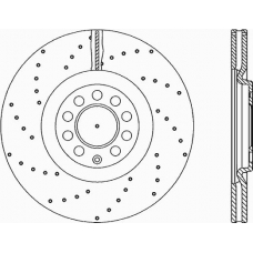 BDRS1744.25 OPEN PARTS Тормозной диск