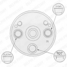 TSP0175131 DELPHI Осушитель, кондиционер