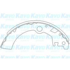KBS-8903 KAVO PARTS Комплект тормозных колодок