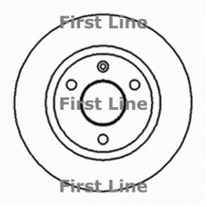FBD004 FIRST LINE Тормозной диск