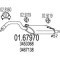 01.67970 MTS Глушитель выхлопных газов конечный