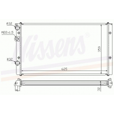 65248A NISSENS Радиатор, охлаждение двигателя