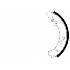 8DB 355 000-161 HELLA Комплект тормозных колодок