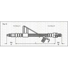 8150 16129 TRISCAN Тормозной шланг