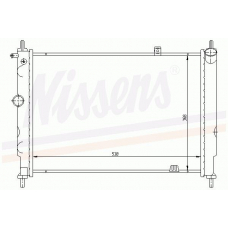 63059A NISSENS Радиатор, охлаждение двигателя