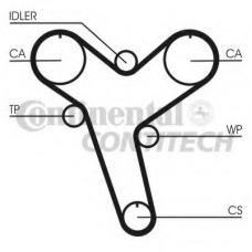 CT894 CONTITECH Ремень ГРМ