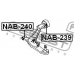 NAB-239 FEBEST Подвеска, рычаг независимой подвески колеса