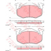 GDB905 TRW Комплект тормозных колодок, дисковый тормоз