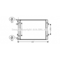 VWA2283 AVA Радиатор, охлаждение двигателя
