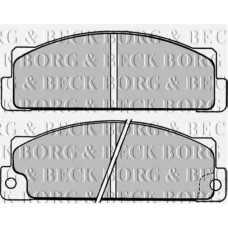 BBP1004 BORG & BECK Комплект тормозных колодок, дисковый тормоз