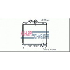 0105501 KUHLER SCHNEIDER Радиатор, охлаждение двигател