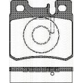 8110 23007 TRISCAN Комплект тормозных колодок, дисковый тормоз