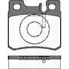 8110 23007 TRISCAN Комплект тормозных колодок, дисковый тормоз
