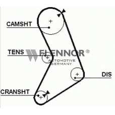 4906 FLENNOR Ремень ГРМ