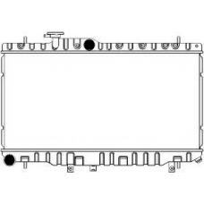 4422-1004 SAKURA  Automotive Радиатор, охлаждение двигателя