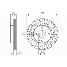 0 986 479 842 BOSCH Тормозной диск