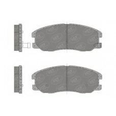 SP 664 SCT Комплект тормозных колодок, дисковый тормоз